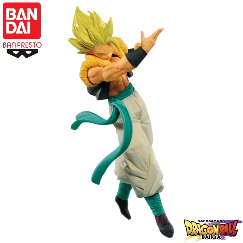 Em estoque bandai original banpresto dragon ball match makers gogeta figura de ação modelo boneca nova estatueta em caixa
