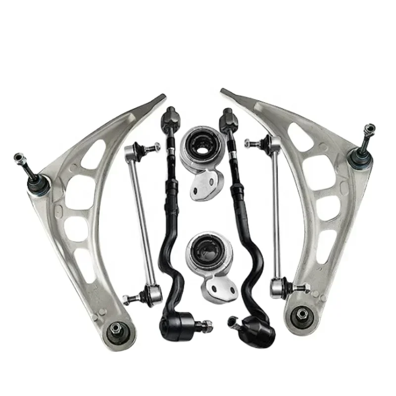 8Pcs Front Suspension Kit Upper Suspension System Lower Control Arms For BMW E46 318i 320i 323Ci 328i 328Ci 323i 325i 325Ci