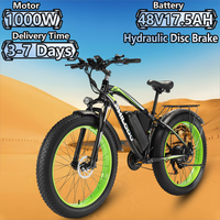 PHILODO-H7PRO Electric Bicycle 1000W48V17.5AH Lithium Battery Hydraulic Disc Brake Electric bike 26 inch Tire Adult Riding Ebike