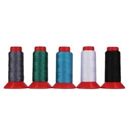 UV Resistance 250D/2 High Tenacity Polyester Sewing Thread 0.15MM Thickness Heavyweight Fabric Canvas Leather Footwear 500 Meter