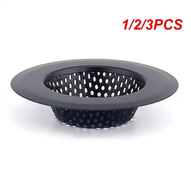 

1/2/3PCS Stainless Steel Sink Filter Trap Bathtub Hair Catcher Stopper Kitchen Food Slag Mesh Strainer Metal Floor Drain with