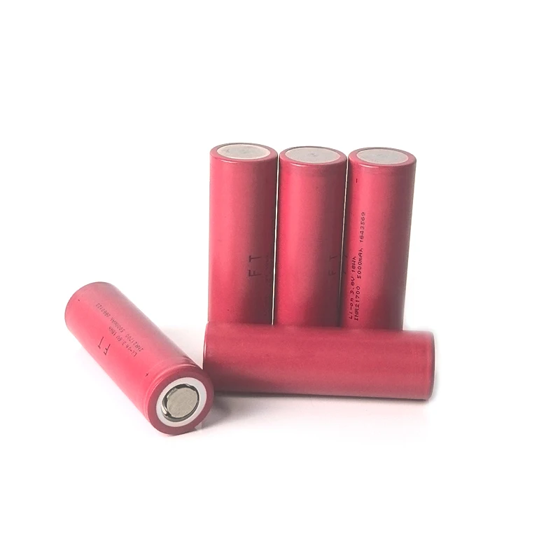 Baterai 5000Mah INR21700 50PL Baterai Li-ion 3.6V Catu Daya Baterai Isi Ulang Sel Lmpedansi Rendah Tanpa Meja