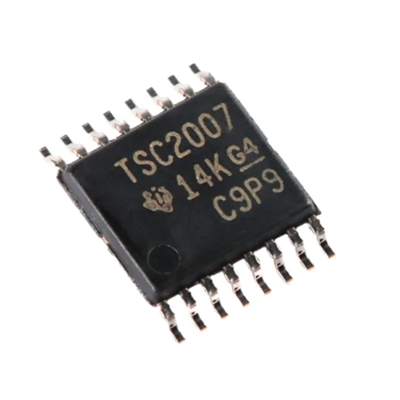 

10Pcs New Original Tsc2007Ipwr Silk Screen Tsc2007 Tssop-16 4-Wire Micro Touch Screen Controller Chip