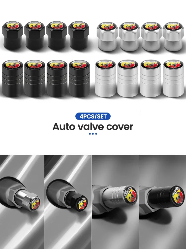 Bouchons de Valve de pneu de roue de voiture, tige d'air Lavida Rline, bouchon de pneu pour Abarth Punto 500x Stilo Ducato Palio Bravo Doblo Fiat, accessoires