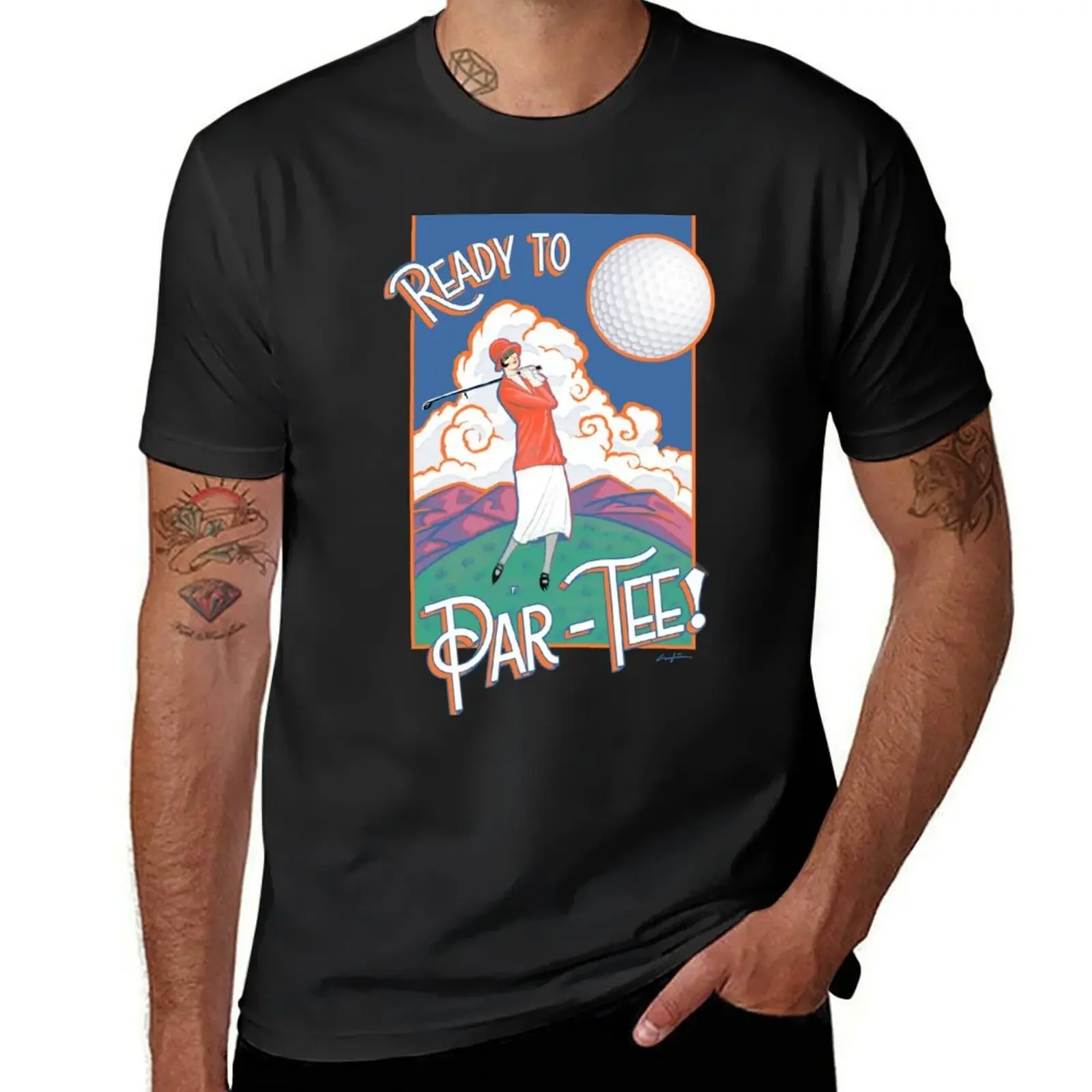 Ready to Par-Tee T-Shirt essential t shirt anime vintage graphic tee oversized men t shirt