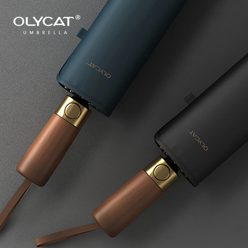 OLYCAT Umbrella Men, Luxury Automatic Umbrella Windproof Strong, Business Style Folding Big Umbrella Male, 280T Waterproof