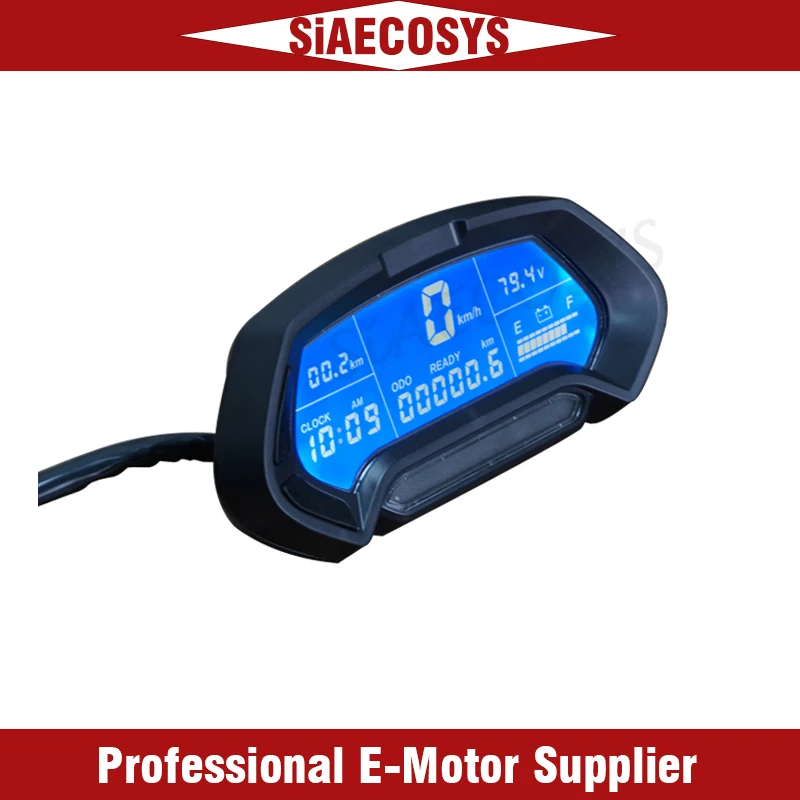 Universal Motorcycle CT-22 Speedometer 48V-144V Digital Programmable LCD Display Waterproof High Brightness for Electric Scooter
