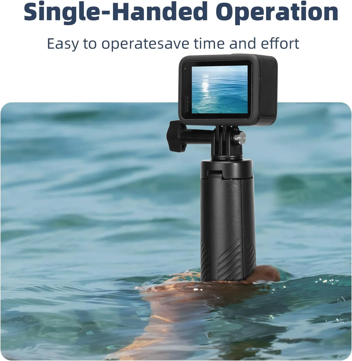 4 w 1 Pływający Statyw do Selfie Sticka dla Kamer GoPro DJI AKASO Osmo Action, Wodoodporny Przedłużany Monopod z Uchwytem Pływającym — zdjęcie produktu 5