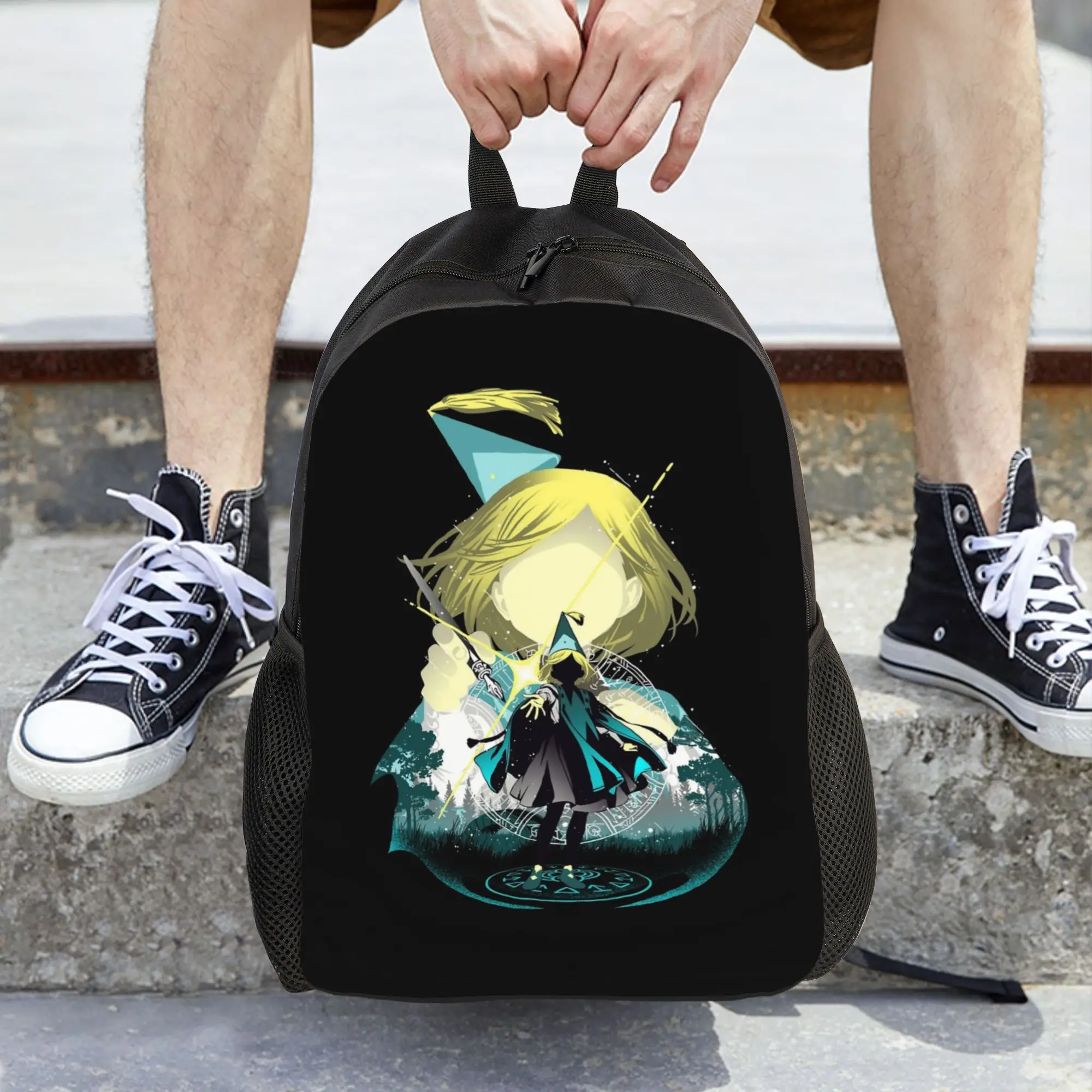 Coco Witch Hat Atelier Anime  Women Backpack Fashion Children School Bag  Laptop Backpack Travel Shoulder Bag