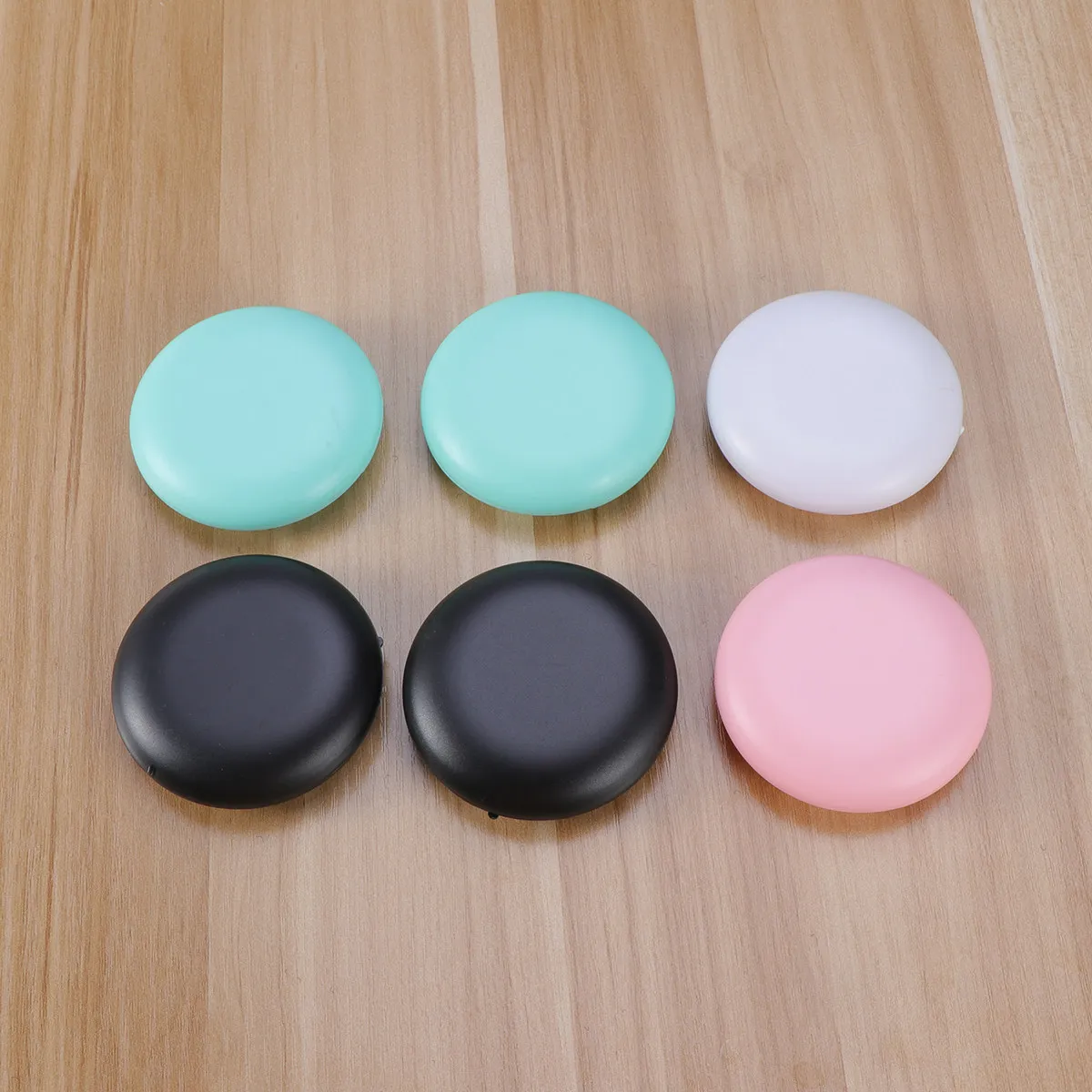6Pcs Travel Round Medicine Box Portable Seal Storage Container Rotary Opening for Camping Fishing Outdoor Emergency Organizer