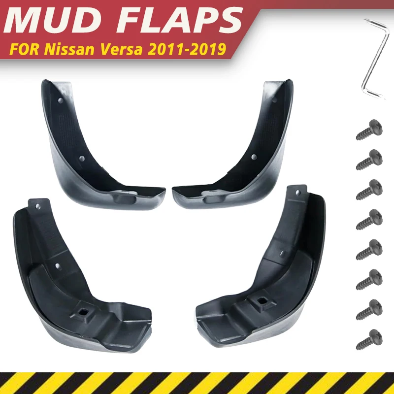 

Mudguards For Nissan Versa Sedan N17 2011-2019 2012 Mudflaps Fender Flares Mud Flap Splash Guards Cover Wheel Parts Accessorie