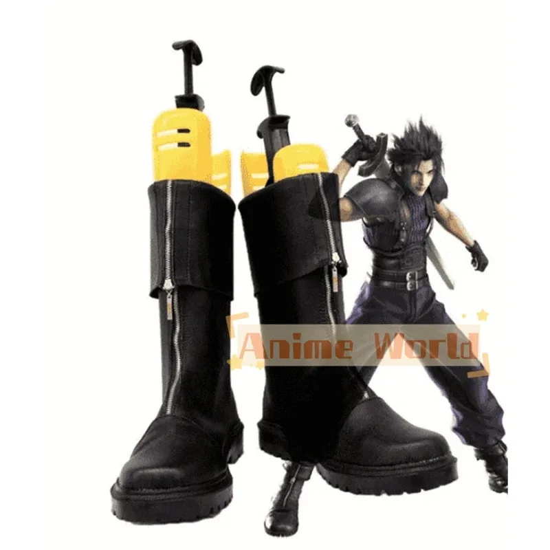 

2025 11 Final Fantasy VII 7 Zack Fair Cosplay Boots Shoes Custom Made Halloween Carnival Party Props