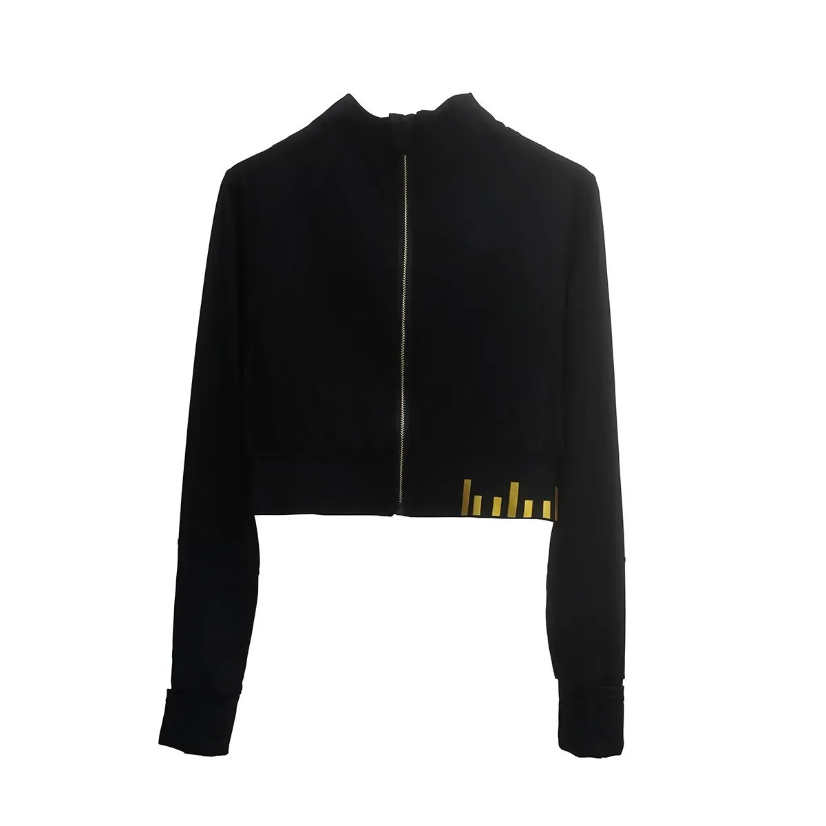 سترة يوجا مقصوصة للنساء من Lemon - معطف رياضي مصقول على الوجهين خفيف الوزن وقابل للتمدد للياقة البدنية والجري وصالة الألعاب الرياضية