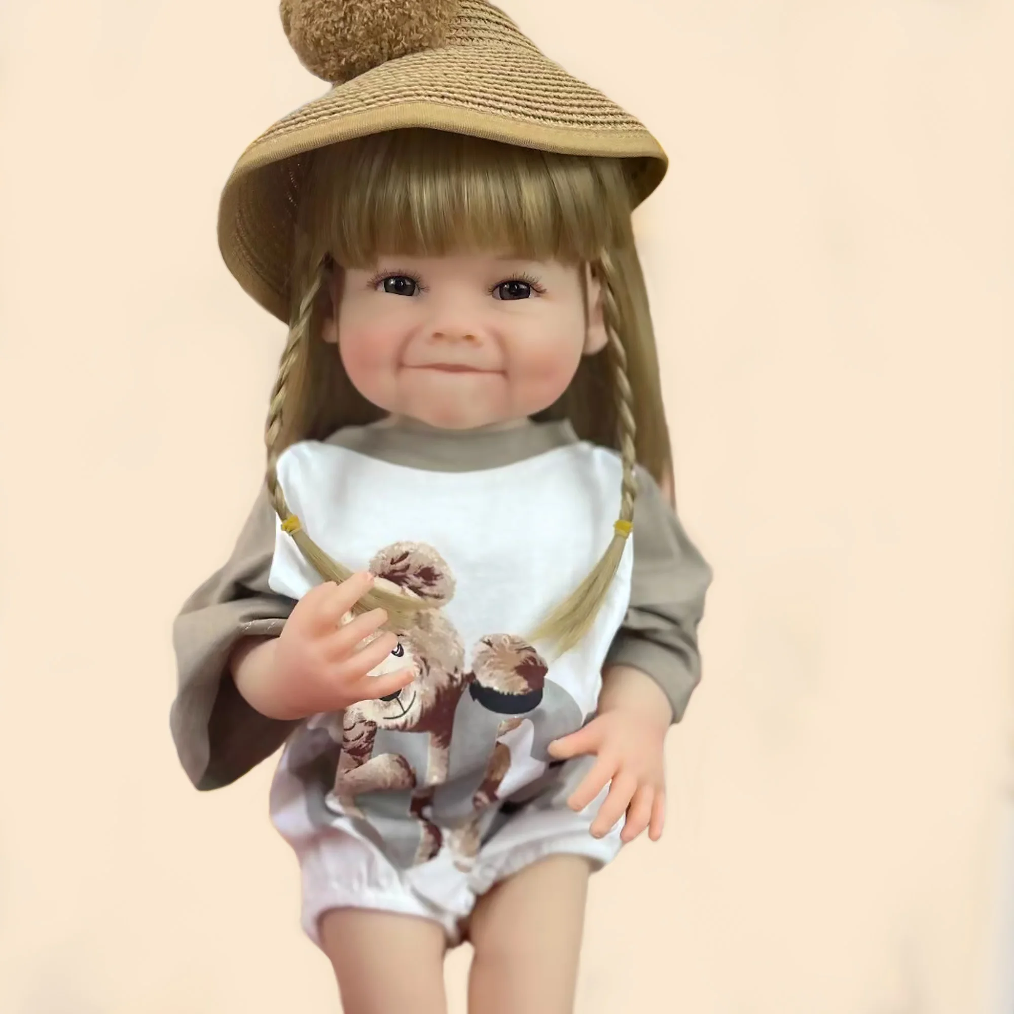 

Handmade Raya Bebe Reborn Dolls 55m Painted Full Body Soft Silicone Vinyl Lifelike Real Reborn Dolls Bonecas Infantil Meninas