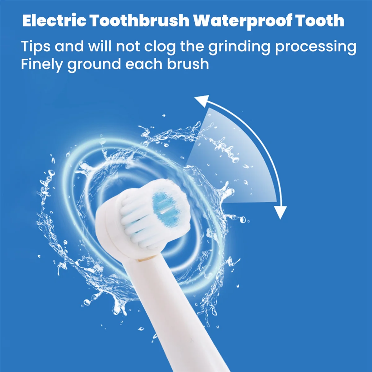 HMJ-R02 Oral Hygiene Rotary Electric Toothbrush Waterproof Tooth Whitening Household Dental Care TSLM1