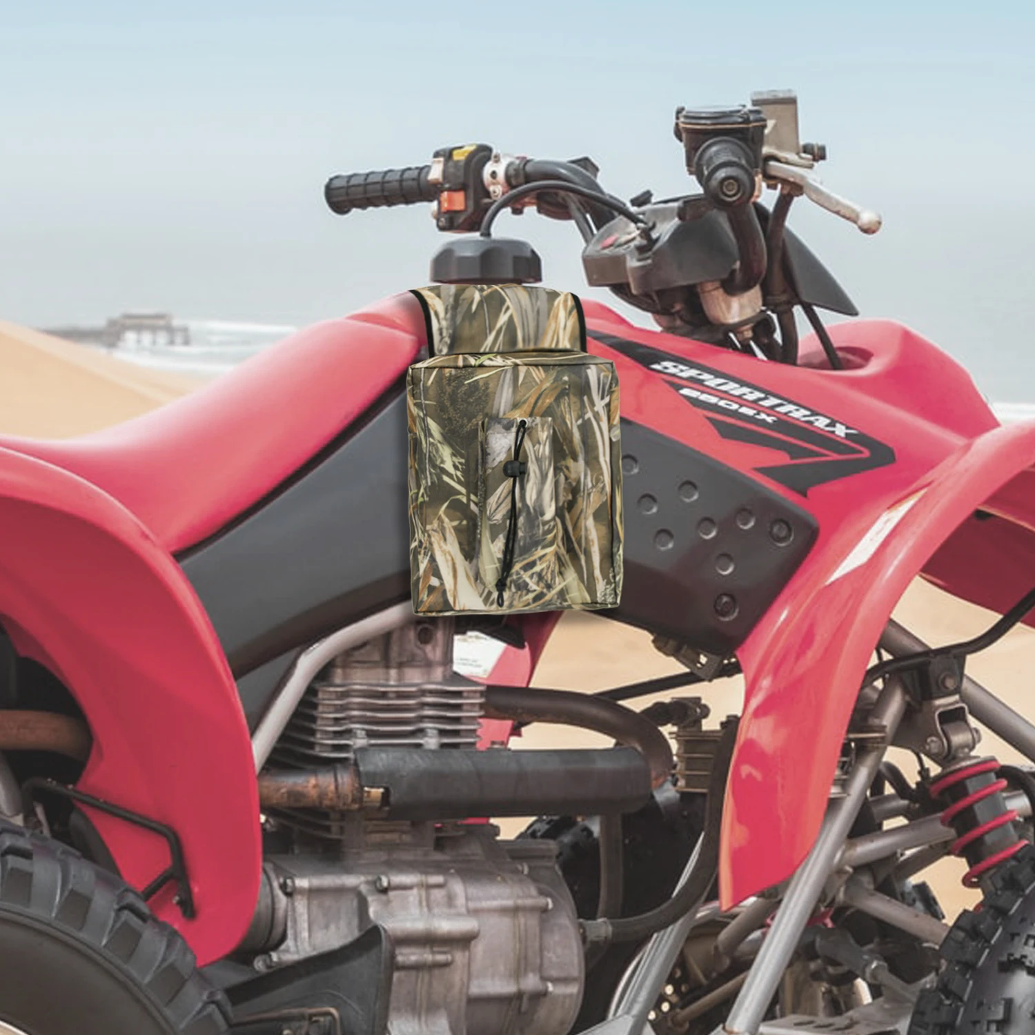 ATV UTV Snowmobile Motorcycle Cargo Pocket Tank Storage Saddle Bags Waterproof