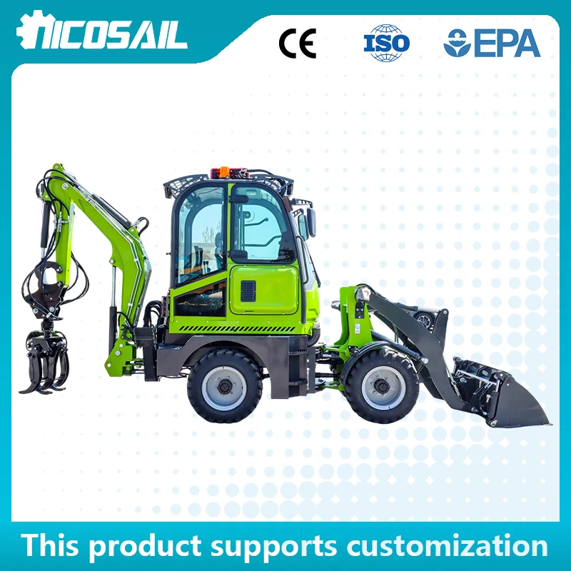 

Сертифицированный по стандарту CE экскаватор-погрузчик Euro 5, 2,5-тонный мини-компактный экскаватор-погрузчик для небольших строительных работ и фермерских хозяйств