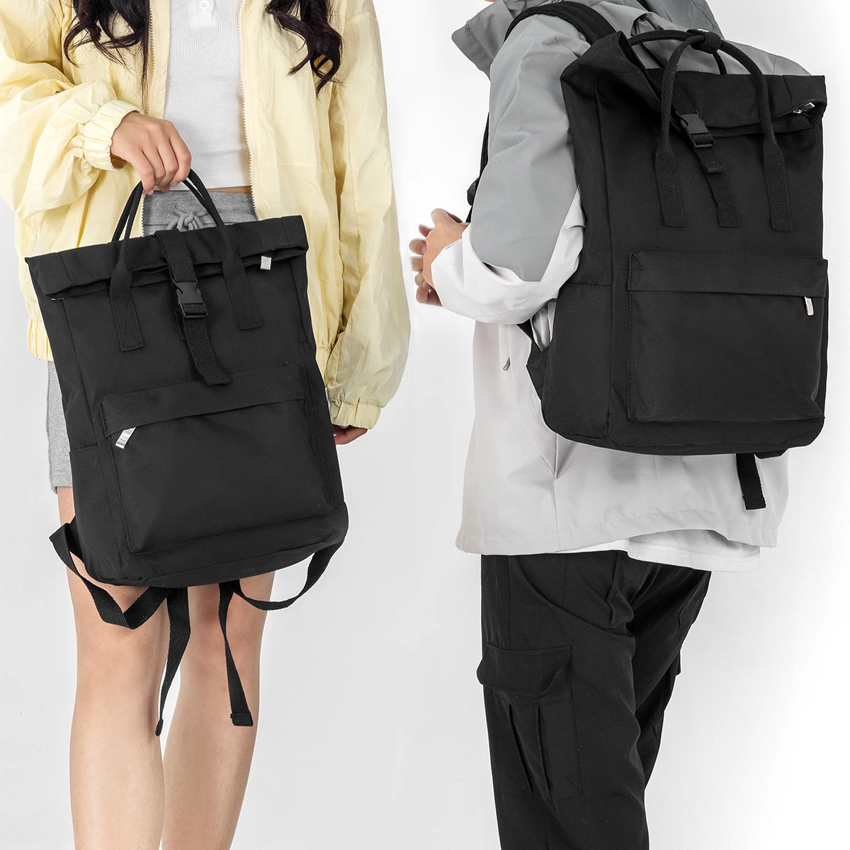 حقيبة رائعة عصرية على الطراز الجديد للغابات للأولاد والبنات، حقيبة ظهر ذات سعة كبيرة للسفر للطلاب، حقيبة مدرسية للرجال