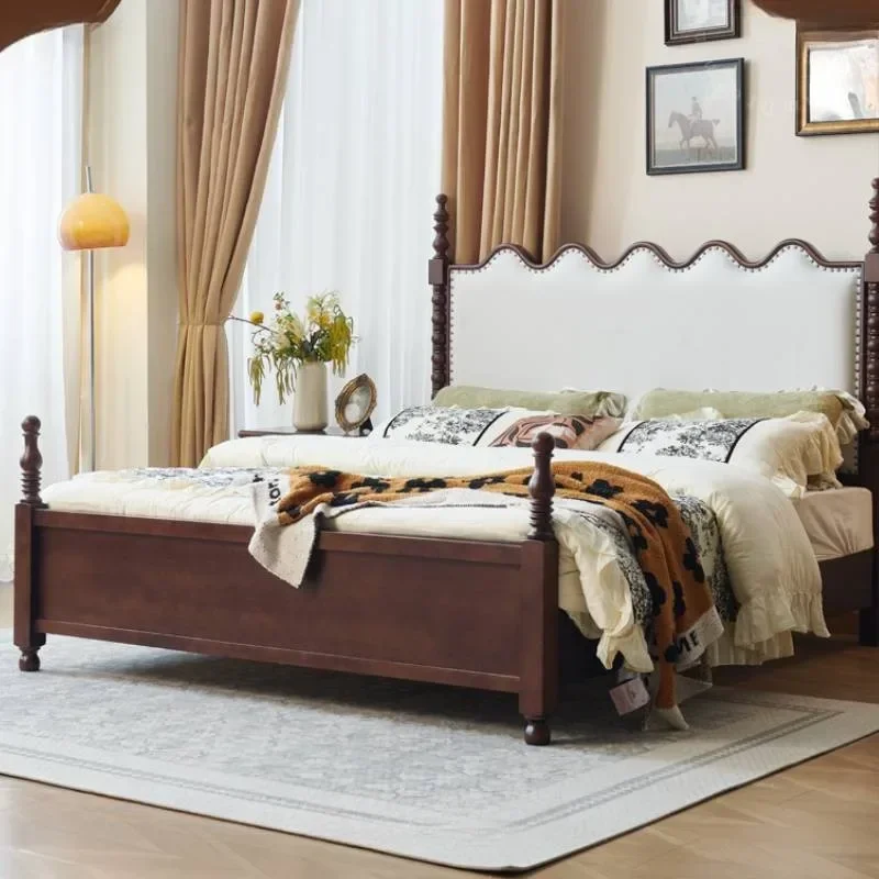 تصميم التوأم الحديثة بيع إطار سرير فاخر لوفت غرفة نوم الألواح الأمامية إطار سرير مزدوج كامل الحجم موبليس دي دورميتوريو أثاث المنزل #3