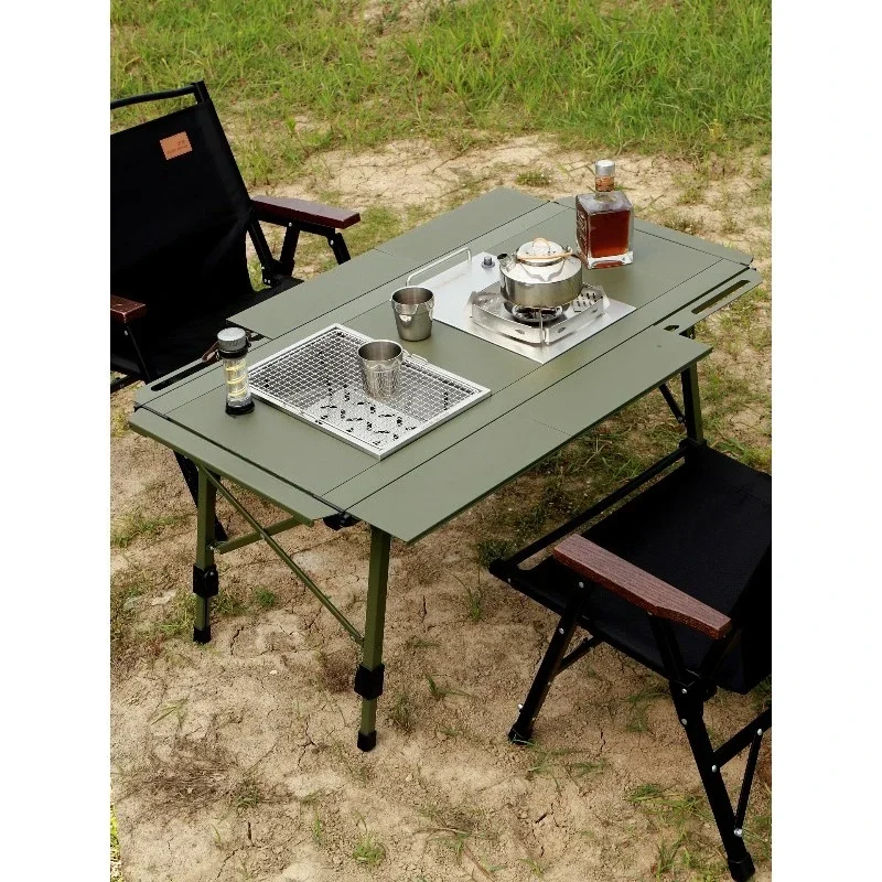 Outdoor four-unit multi-function camping table, picnic master IGT table folding table