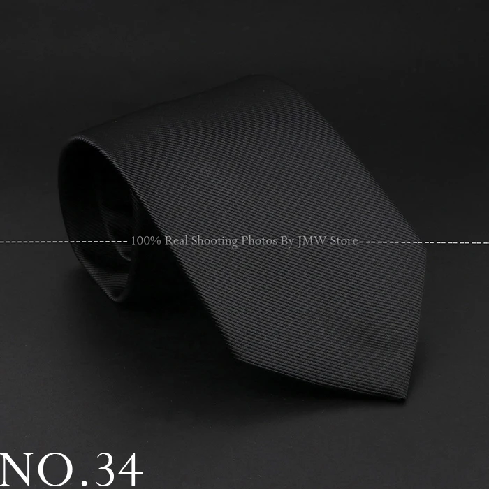 Neue Design Hochzeit Männer Krawatte Schwarz Solide Gestreiften Paisley Blume Krawatten Männer Business Dropshipping Bräutigam Kragen Zubehör Geschenk – Detail 34
