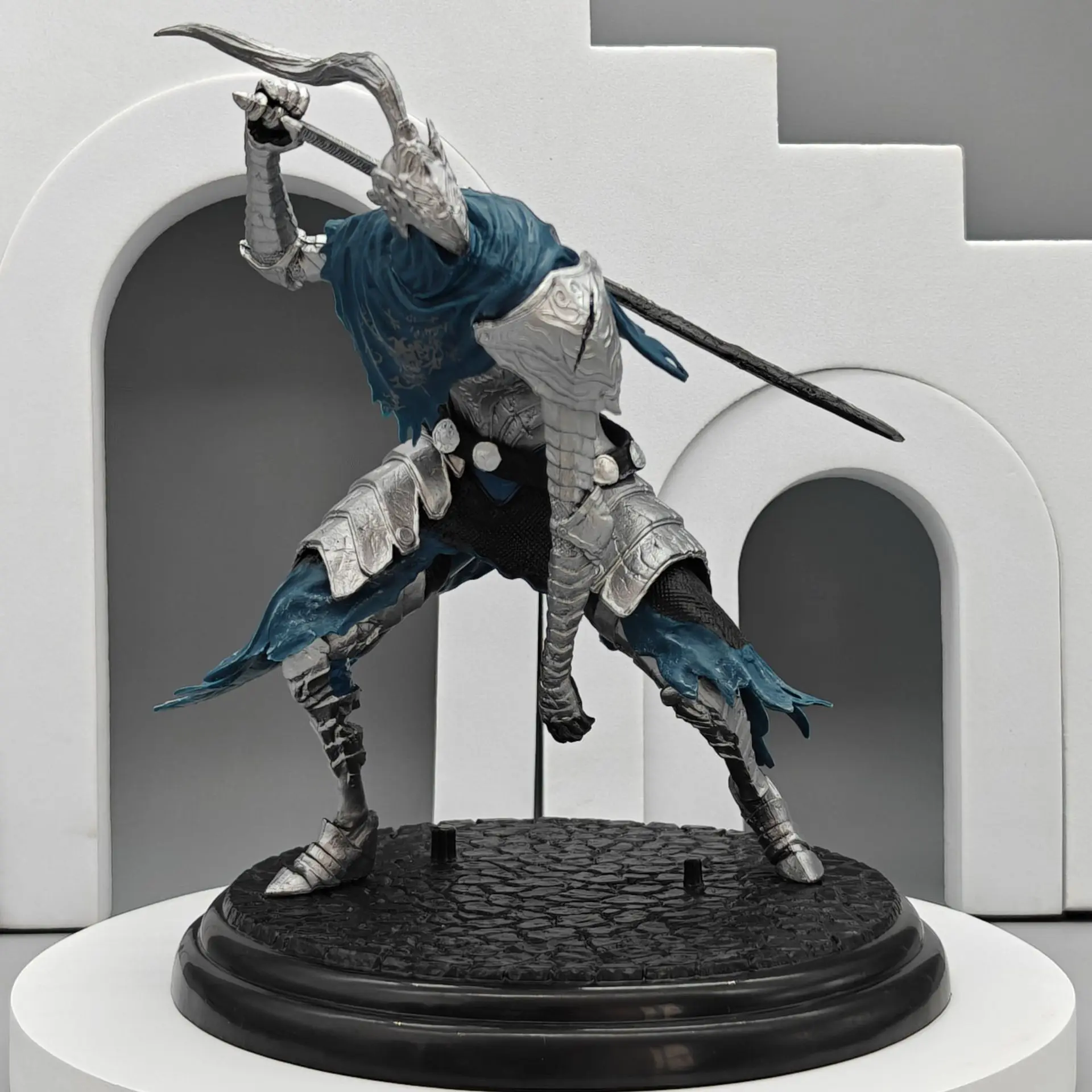 Dark Souls Faraam Knight / Artorias The Abysswalker / Black Knight / Advanced Knight Warrior PVC الشكل تحصيل لعبة مجسمة