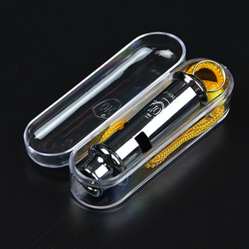 Silbato de Metal para policía de viaje, accesorio salvavidas para árbitro, deporte, fiesta de Rugby, entrenamiento al aire libre, cordón amarillo, 1
