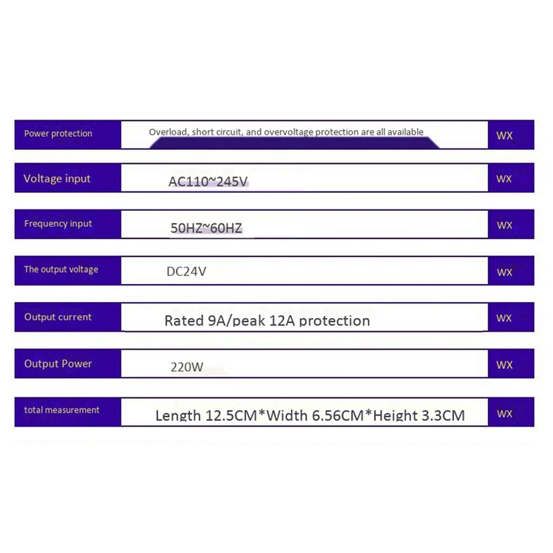 AC 100-240V To DC 24V 9A Power Supply Module Board Switch AC-DC Switch Power Supply Board 24V/9A 220W