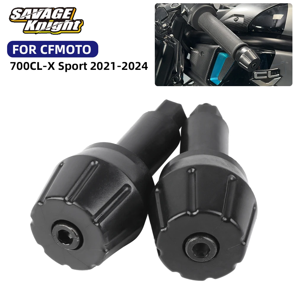 For CFMOTO 700CL-X Sport 2021-2024 Handlebar End Caps Plug 700CLX 700 CL-X CLX700 Bar End Grip Weights Slider Protector