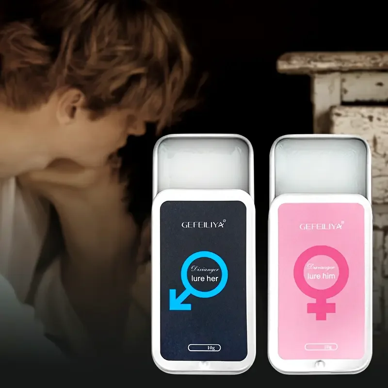 Woman Man Body Unisex Pheromone Fragrance Solid Balm, Alcohol-Free, Long Lasting Fragrance & Deodorant, Portable 10g