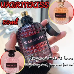 WARMKISS-Eau De Toilette para mujer francesa, fragancia De larga duración De 72 horas, desodorizante, fácil De llevar, 50ml