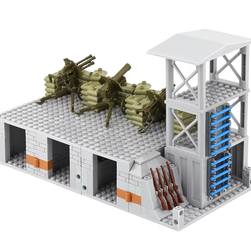 Ww2ミリタリーマンミリタリートラック建設ブロック軍隊軍隊軍隊武器セントリータワーウェブシティウォールアクセサリーおもちゃ男の子