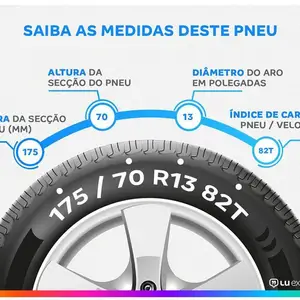 ARO TIRE 13 ”175/70R13 GOODYEAR 82T 7 Main Sales Tires Aro 13 - №1