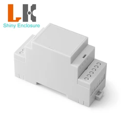 90x57x36mm New Arrial ABS Din Rail Mounting Instrument Housing DIN Rail PLC Junction Box Plastic Electronics Shell Project Case