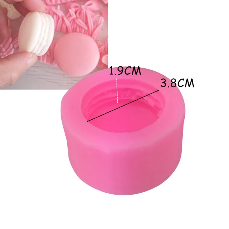 3D Macaron Hình Khuôn Silicon Trang Trí Bánh Khuôn Làm Bánh Vật Liệu Cung Cấp Trang Sức Giọt