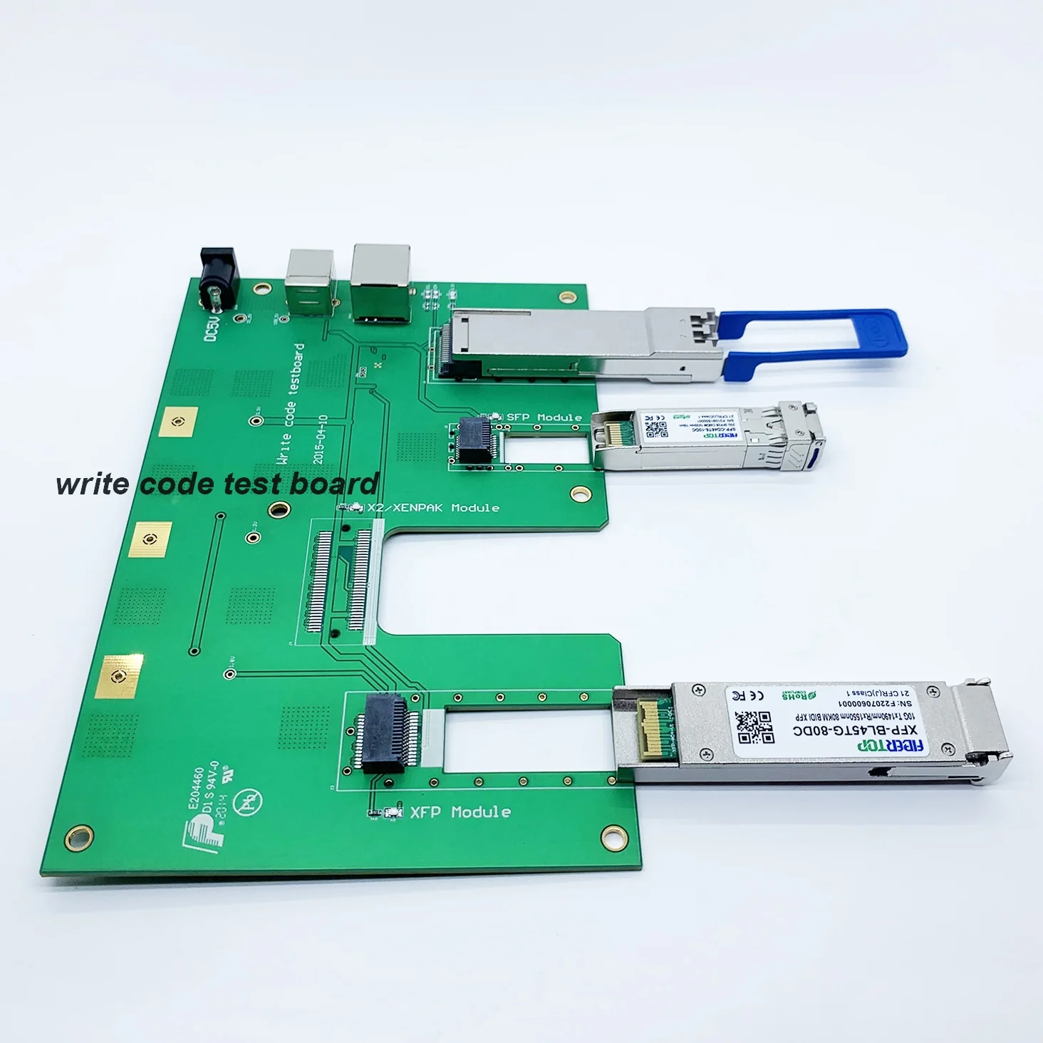 FIBERTOP Write code test board of Optical Transceiver SFP / XFP / QSFP Test Programmer Write / Read Code EEPROM