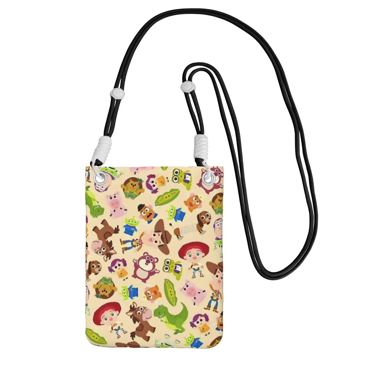 

Custom Toy Story Carry A Mobile Phone Bag Diagonally Women Men Adventure Animated Mobile Phone Bag for Hiking Phone Money Pouch