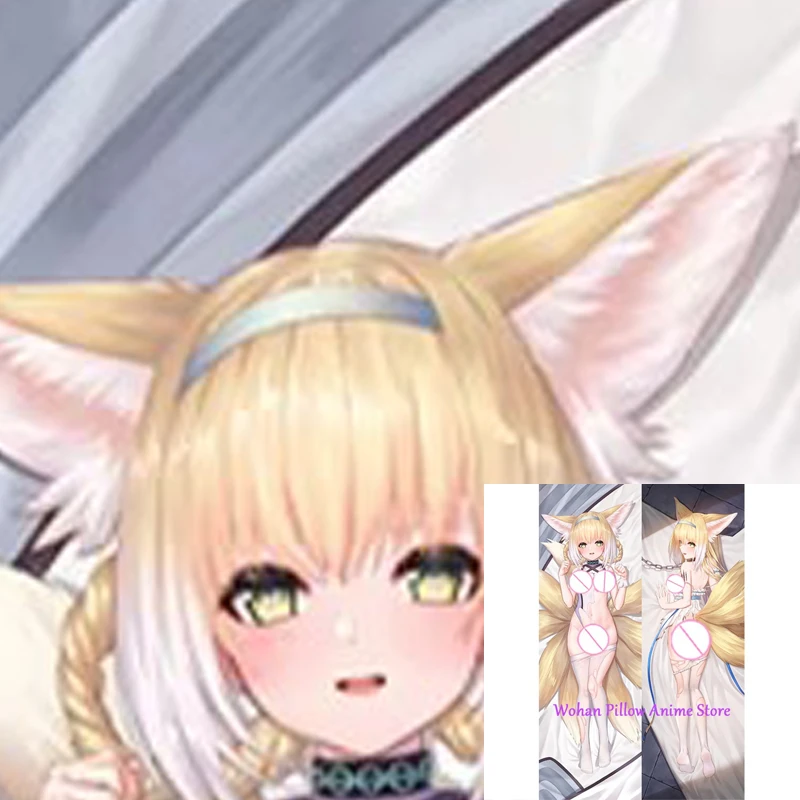 

Dakimakura Anime Pillow Cover Suzuran Double Sided Print Life-size Halloween Decoration