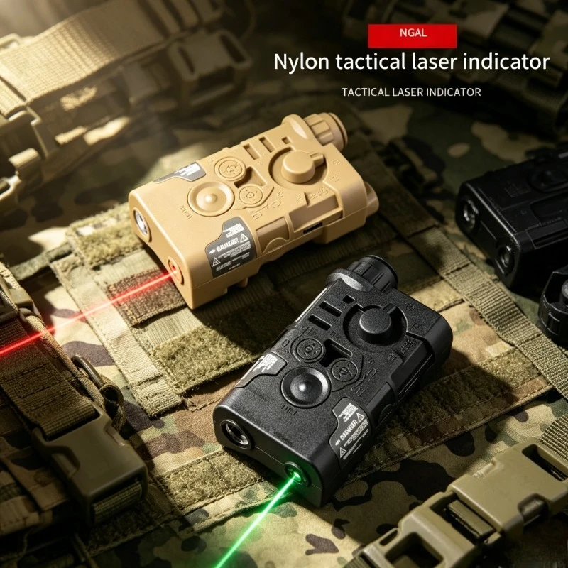 

NGAL Style Battery Box Multi-Function Green Laser Flashlight Strobe Light With Tail Switch For Outdoor Model Parts Wargame