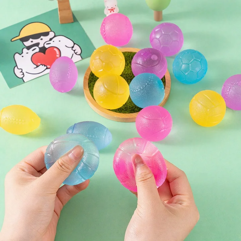 الرجبي كرة القدم اسفنجي الإجهاد ألعاب كروية ضغط كرات السكر القلق الإغاثة الحسية تململ لعبة للأطفال حفلة لصالح حقيبة جودي #2