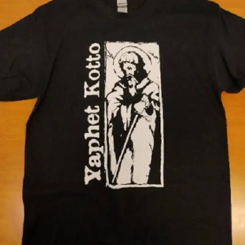 Yaphet Kotto Hardcore Punk Band Black Tshirt with Hand Pulled Silkscreen Print