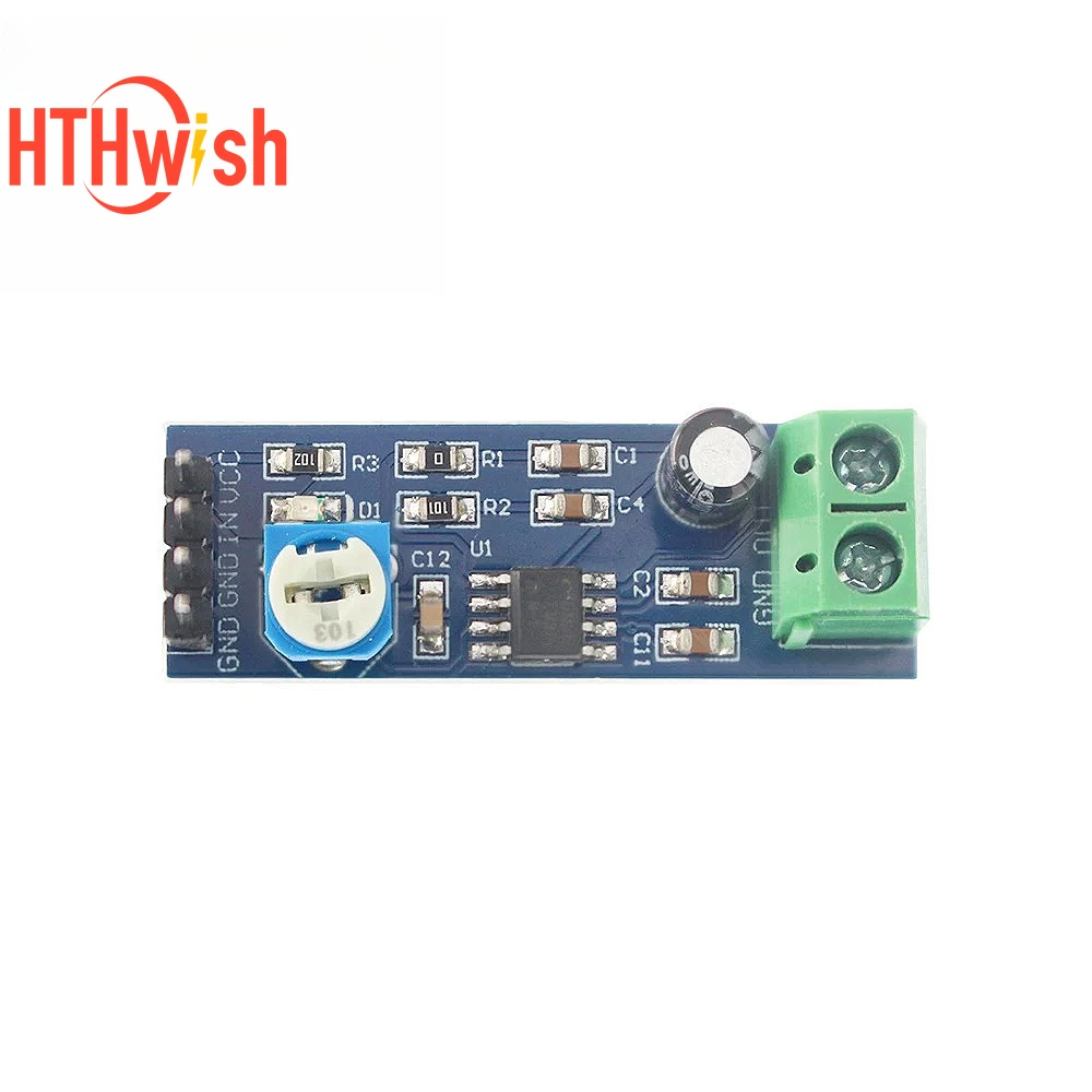 LM386 модуль усилителя мощности звука 5 В-12 В постоянного тока, плата усилителя с 200-кратным усилением, моноусилитель мощности для динамика «сделай сам», Arduino, гитары