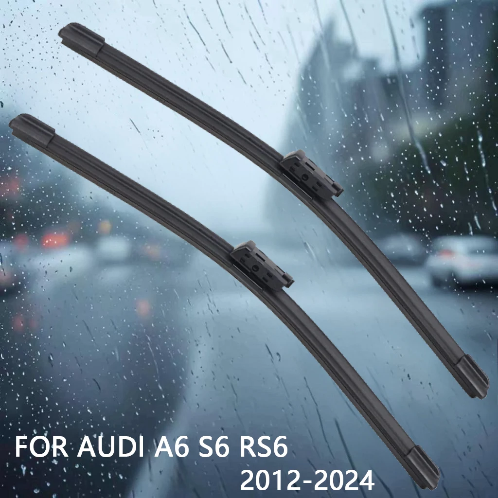 

Автомобильная щетка стеклоочистителя для Audi A6 S6 RS6 2012-2024, резиновая заправка для лобового стекла, стеклоочиститель, автоаксессуары