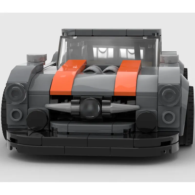 312 pçs MOC-221346 carro criativo velocidade campeões super corrida f1 veículo modelo bloco de construção corrida tijolo técnico presente natal