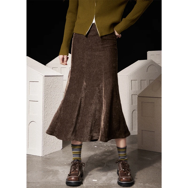 

ELFSACK 2025, зимние новые поступления, милая облегающая полуюбка Y2K для женщин