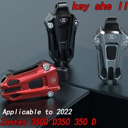 For Zontes 350D D350 350 D 2022 Motorcycle Inductive Refitted Case Remote Protection Decorative Key Cover For 2022