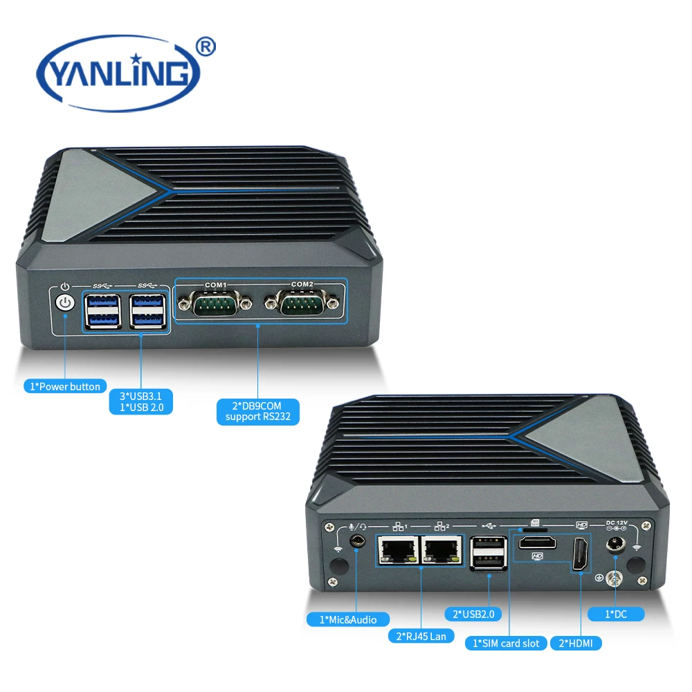 

Robust Cele Ron 12th Gen Nano Computer 2 Ethernet 2com Portable Pc