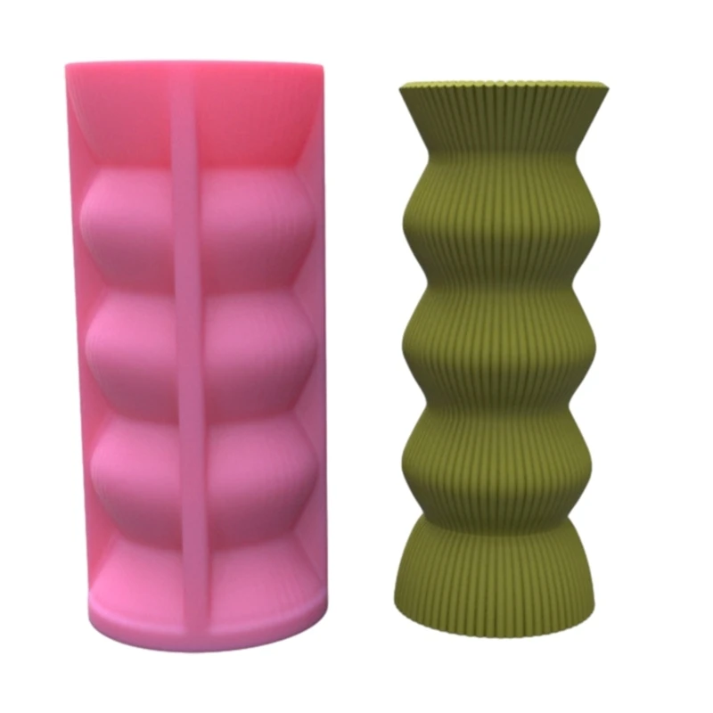 Silicone Vase Moulds Flowerpot Silicone Molds Geometric Paper Folding Shaped