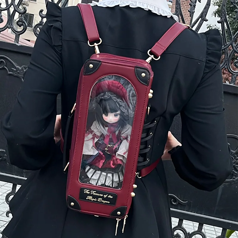 

Original Kawaii Y2k 6 Points Bjd Baby Doll Bag Students Cute Doll Collection Bag Portable Crossbody Shoulder Bjd Shoulder Bags