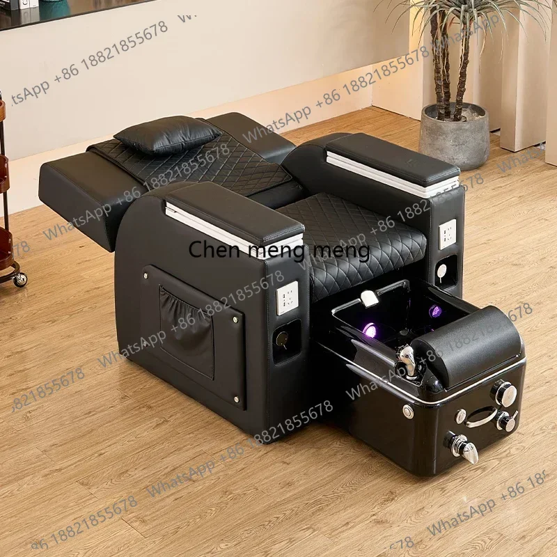 Luxury Beauty Nail Salon Reclining Manicure Foot Spa Massage Pedicure Chairs for Sale 2025